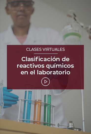 Clasificación de reactivos químicos en el laboratorio